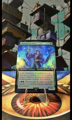 Maester Seymour (Extended Art) Commander: Magic the Gathering FINAL FANTASY FOIL - Image 1