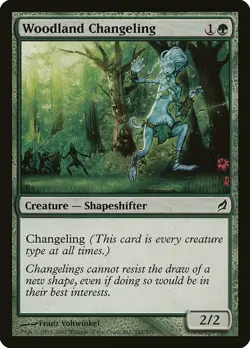 4x WOODLAND CHANGELING x4 - LP/NM - LRW Lorwyn - MTG - FREE SHIPPING - Image 1