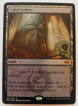 MTG Etched Foil Cabal Coffers Modern Horizons 2 [NM] - Image 1