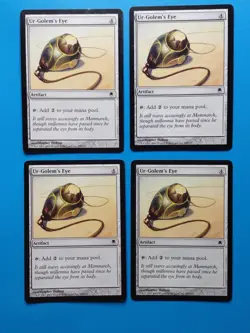 MTG 4x Ur-Golem's Eye x4 LP Darksteel Magic Playset - Image 2
