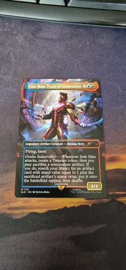 MTG: IRON MAN, TITAN OF INNOVATION, Marvel Secret Lair. & Galvanic Blast - Image 1