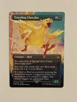 Traveling Chocobo (Borderless) Final Fantasy Regular - Image 1
