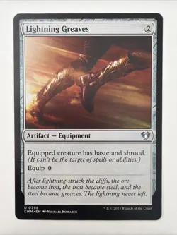 Lightning Greaves Commander Masters Regular - Image 1