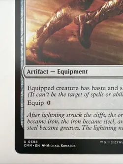 Lightning Greaves Commander Masters Regular - Image 5