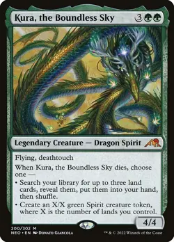 Kura, the Boundless Sky Regular - Kamigawa: Neon Dynasty MTG-NM - Image 1