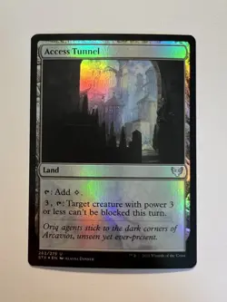 Access Tunnel - FOIL - MTG Strixhaven: School of Mages - NM - Image 1