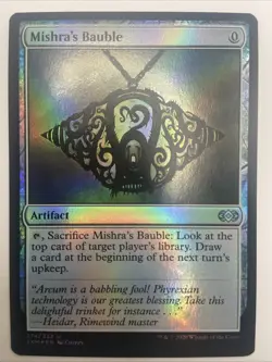 1x Mishra's Bauble - Foil NM, English Double Masters MTG Magic - Image 1