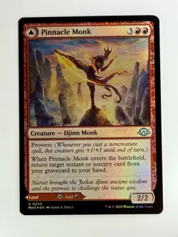 Pinnacle Monk #246 (Foil) Gem Mint 💎 Modern Horizons 3 MH3 Magic MTG - Image 1