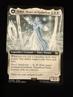 Venat, Heart of Hydaelyn (Extended Art) #434 (NM) Final Fantasy FIN Magic MTG - Image 1