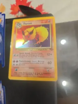 Pokemon Cards Original Eevee Evolution Set - Flareon - Jolteon - Vaporeon Jungle - Image 5