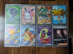 lot of 15 Pokemon 151 Full Arts and Trainers - Image 1