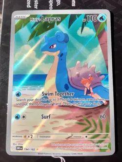 Misty's Lapras 194/182 Sv10: Destined Rivals Illustration Rare Pokemon TCG NM - Image 1