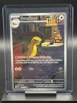 Pokemon Mega Evolution Gumshoos 153/132 Illustration Rare IR NM Full Art - Image 1