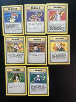 Set Of 8 Kanto Pokemon Gym Leaders Gym Challenge/Heroes NM - Image 1