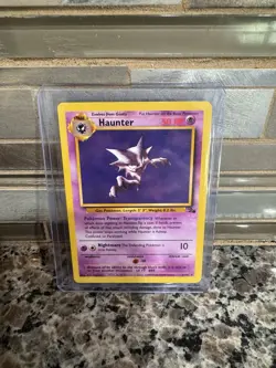 Pokemon Haunter 21/62 Fossil Set Rare! LP EX - Image 1