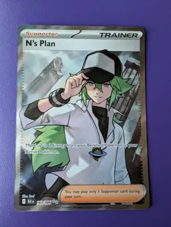 N’s Plan 163/086 - Secret Illustration Rare - Black Bolt - Pokemon TCG NM - Image 1