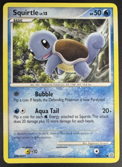 Squirtle 112/132 Regular Non Holo - Secret Wonders - Pokemon TCG - NM - Image 1
