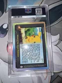 2000 Topps Pokemon TV #EP17 Island of the Giant Pokemon Silver Foil PSA 8 NM-MT - Image 2