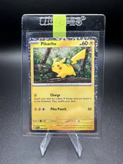 Pikachu New 2025 McDonald’s Happy Meal Holo Pokemon Dragon Discovery Card 02/15 - Image 1