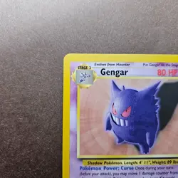 Gengar 20/62 Pokemon Fossil Regular Rare Card - LP - Image 2