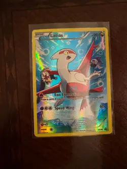 Pokemon Latias TCG Full Art Holo Black Star Promo Card XY78 - Image 1