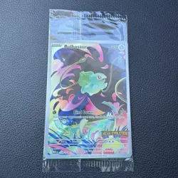 Pokemon Card Bulbasaur 133/132 - Mega Evolution Stamped Promo Sealed - Image 1