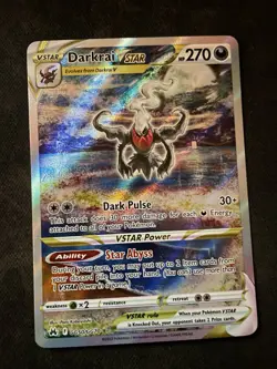 Darkrai VSTAR Crown Zenith: Galarian Gallery Ultra Rare Holo Card GG50/GG70 - Image 1