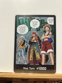 DON!! Card (Trafalgar, Eustass Kid, Luffy) One Piece Double Pack Vol 4 (OP07) - Image 1