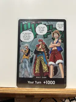 DON!! Card (Trafalgar, Eustass Kid, Luffy) One Piece Double Pack Vol 4 (OP07) - Image 2