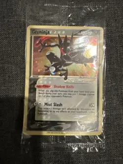 Pokemon TCG Greninja Gold Star SWSH144 Celebrations Black Star Promo Card Sealed - Image 1