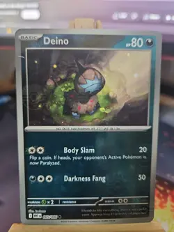 Pokemon Deino TCG Card 065/086 Master Ball Pattern Sv: White Flare NM - Image 1