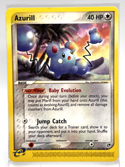 Azurill 31/100 Pokemon Card 2003 Sandstorm E-Series LP - Image 1