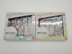 LOT/BUNDLE (2) One Piece Trading Card Game TCG Illustration Boxes - Volume 1 & 2 - Image 1