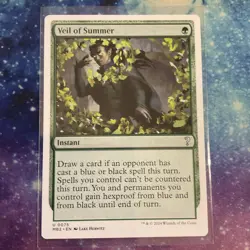 Veil of Summer (REGULAR) x1 - MTG Mystery Booster 2 MB2 #75 - Image 1