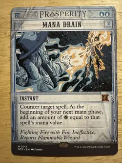 Mana Drain Outlaws of Thunder Junction: Breaking News Regular - Image 1