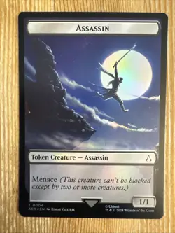 1x - The Capitoline Triad \ Assassin Token - FOIL - Assassin's Creed - NM MTG - Image 1