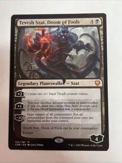 Tevesh Szat, Doom of Fools Commander Legends #153 Mythic - Image 1