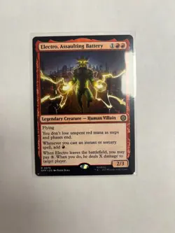 MTG Electro, Assaulting Battery Marvel Ravnica Clue Edition RARE ⚡🔥 - Image 1