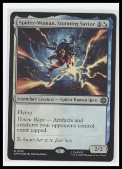 MTG Spider-Woman Stunning Savior Foil Rare Marvel 2025 - Image 1