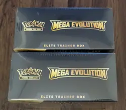 Lot of 2 - Pokemon TCG Mega Evolution Elite Trainer Box ETB - Factory Sealed - Image 5