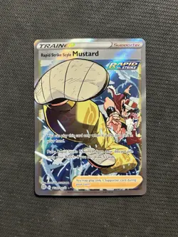 Pokemon TCG Rapid Strike Style Mustard TG27/TG30! NM Condition! See Description! - Image 1