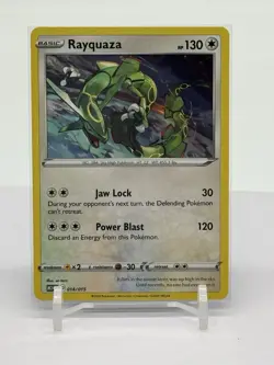 2025 McDonald’s Happy Meal Pokemon Dragon Discovery Rayquaza 014/015 - Image 1