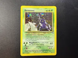Pokemon TCG Heracross Neo Genesis Unlimited Holo Rare 6/111 MP+ - Image 1