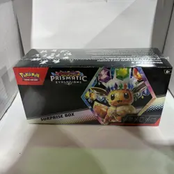 LOT OF 1 Pokemon TCG Scarlet & Violet Prismatic Evolutions Surprise Box Sealed - Image 1