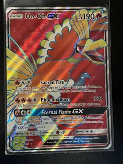 Ho-Oh GX 131/147 Full Art Ultra Rare - Pokemon TCG Burning Shadows 2017 - Image 1