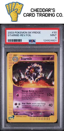 2003 Pokemon Skyridge Starmie-Rev.Foil #30 PSA 9 (New Cert!) - Image 1