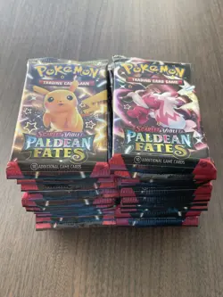Pokemon TCG S&V - Paldean Fates Booster Pack Lot 36 FACTORY SEALED PACKS - Image 1