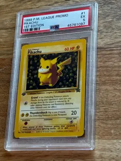 1st Edition Promotional Ivy Pikachu 1999 "P.M. League" PSA 5 (EX) Pokemon - Image 2