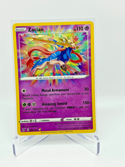 Pokemon TCG Zacian Vivid Voltage 082/185 Amazing Rare Holo - Image 1