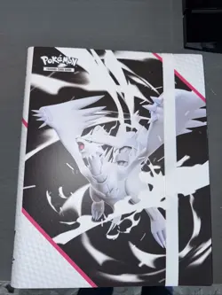 POKEMON OFFICIAL WHITE FLARE BINDER Collection *BINDER ONLY* - Image 1